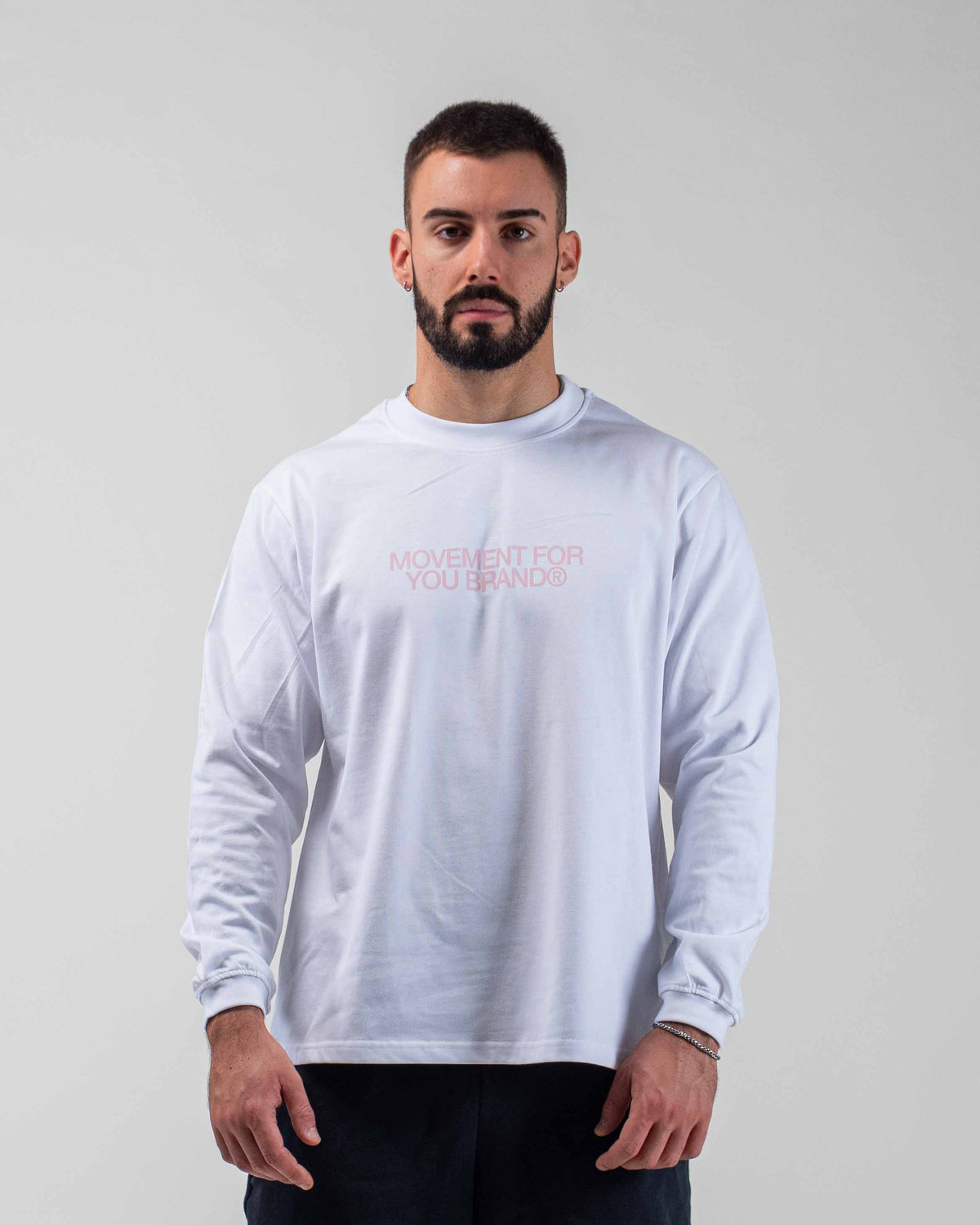 LONGSLEEVE OVERSIZE HOVER WHITE