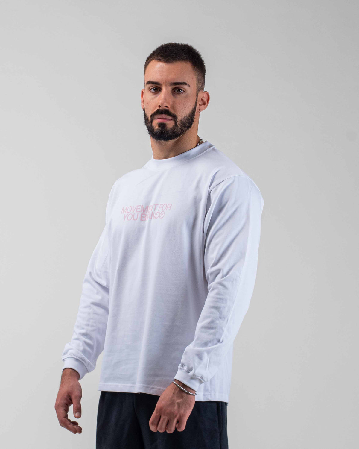 LONGSLEEVE OVERSIZE HOVER WHITE