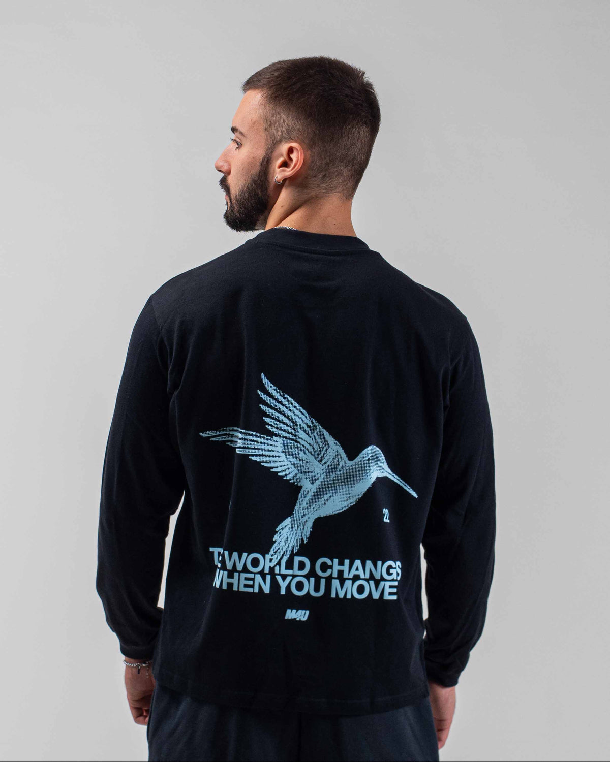 LONGSLEEVE OVERSIZE HOVER BLACK