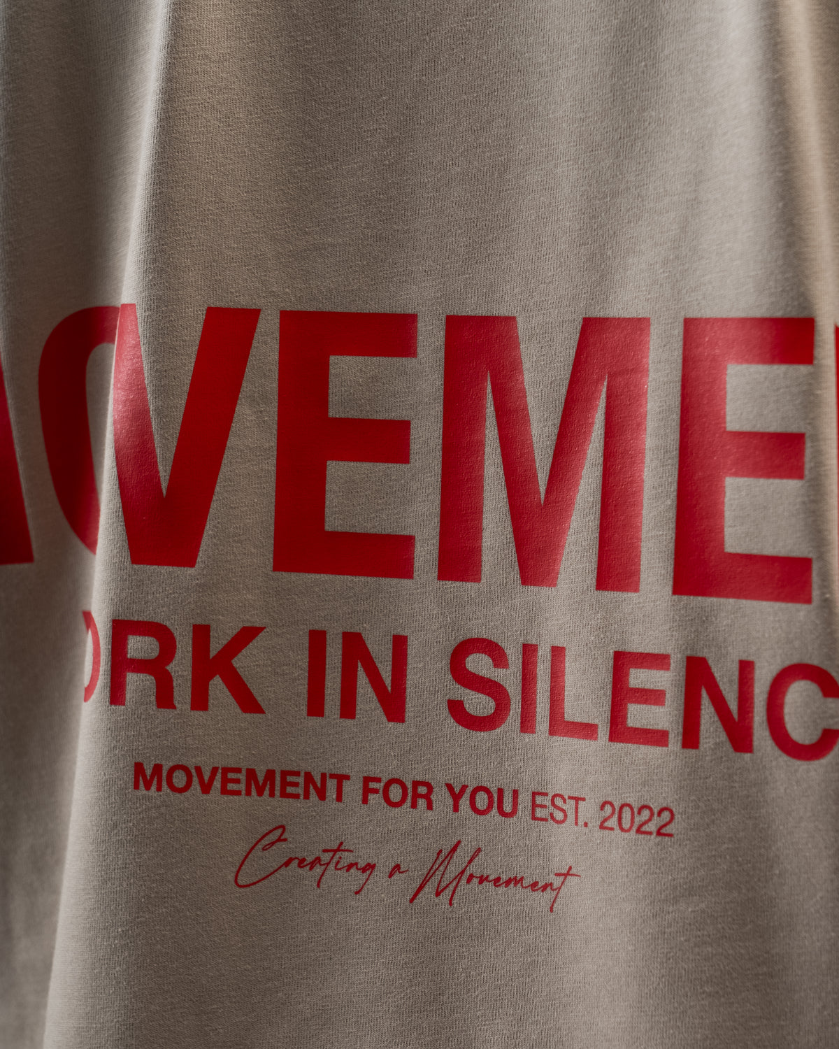 TANK TOP TRAINING WORK IN SILENCE RED SAND