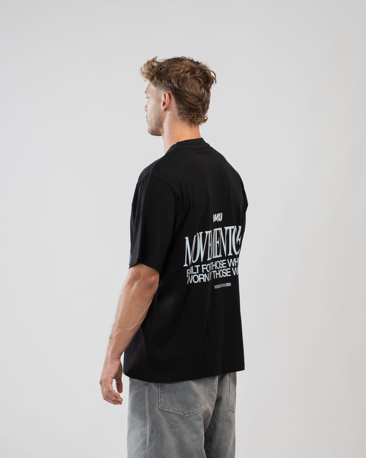 OVERSIZE TRAINING MOVEMENT CREW BLACK