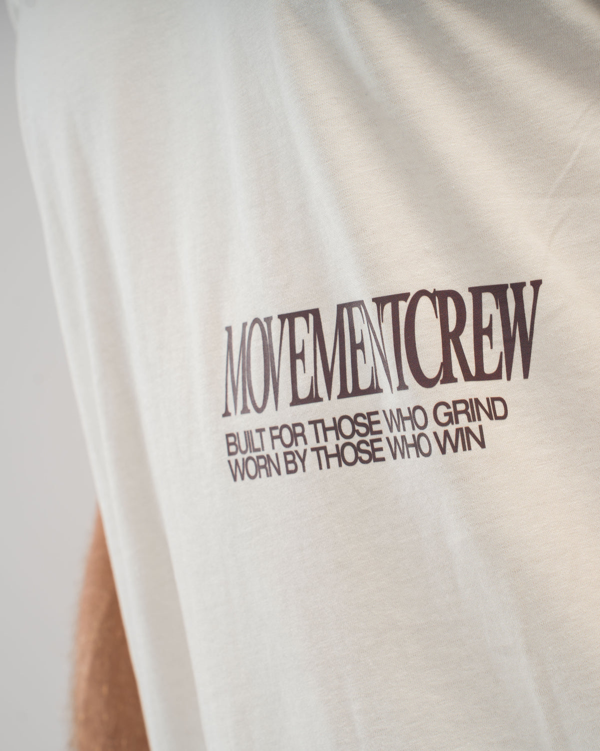OVERSIZE TRAINING MOVEMENT CREW CREAM CHOCOLATE