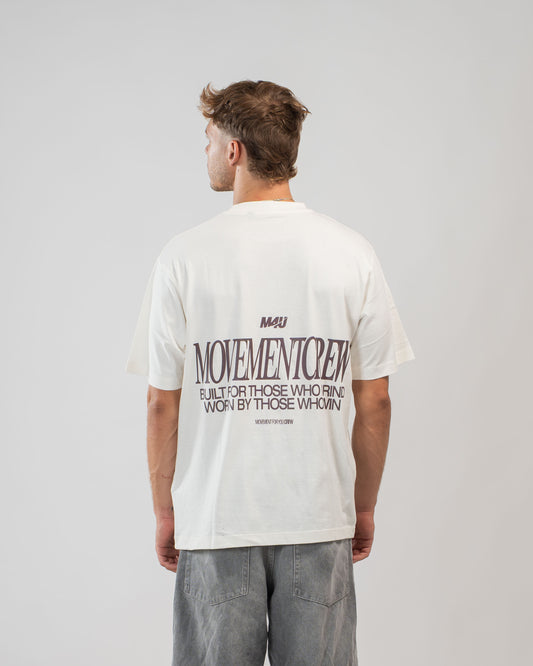 OVERSIZE TRAINING MOVEMENT CREW CREAM CHOCOLATE