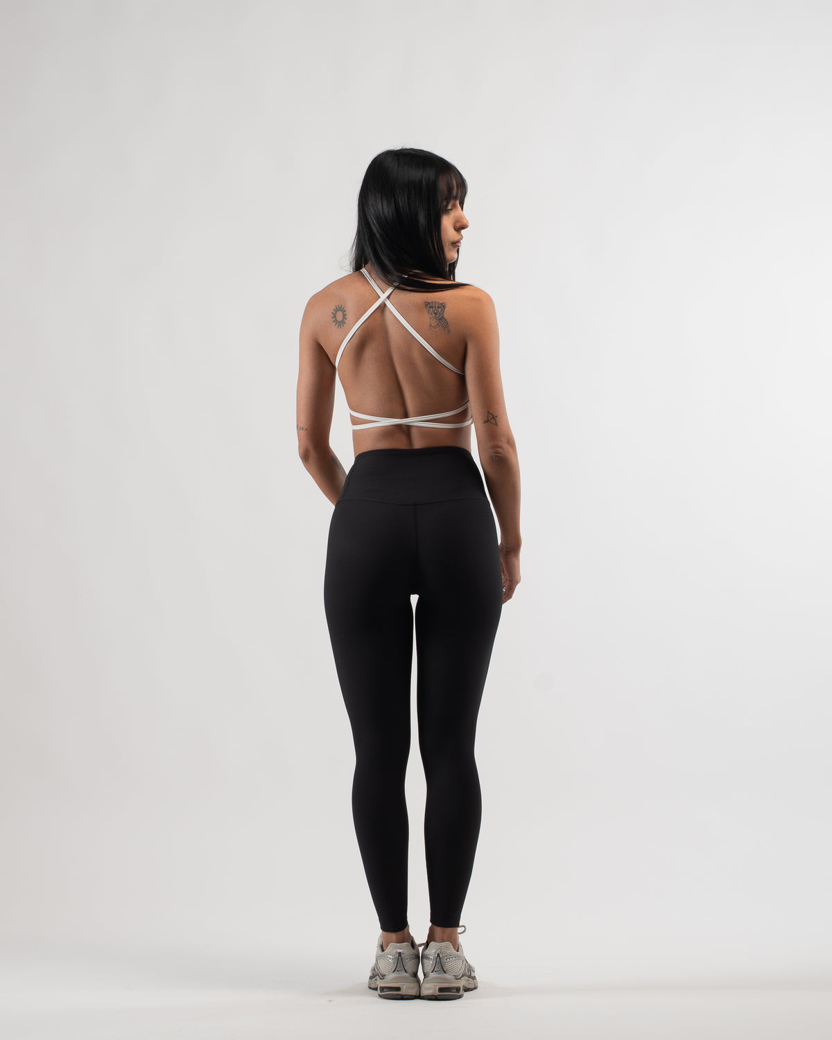 LEGGINGS RIBBET BLACK
