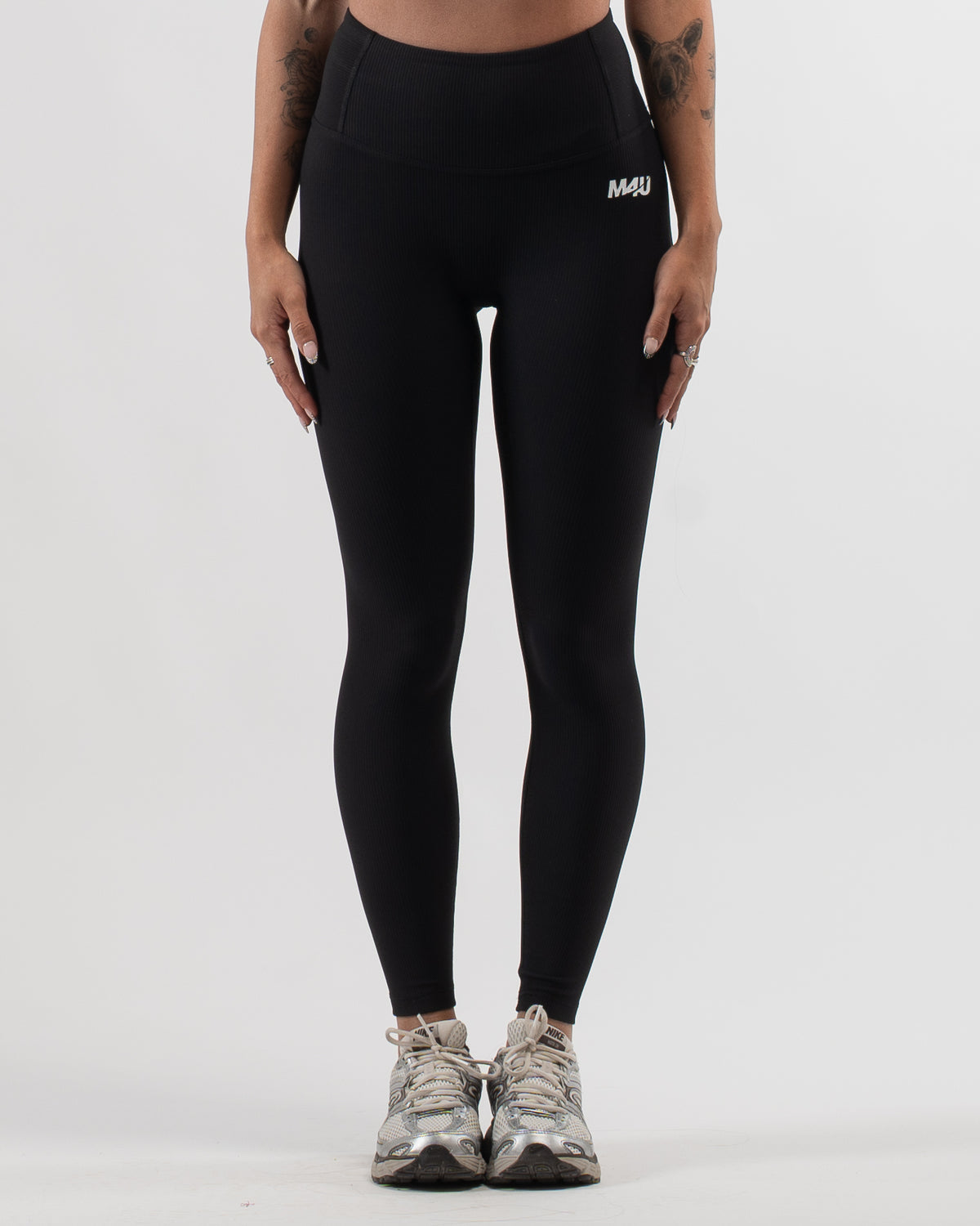 LEGGINGS RIBBET BLACK