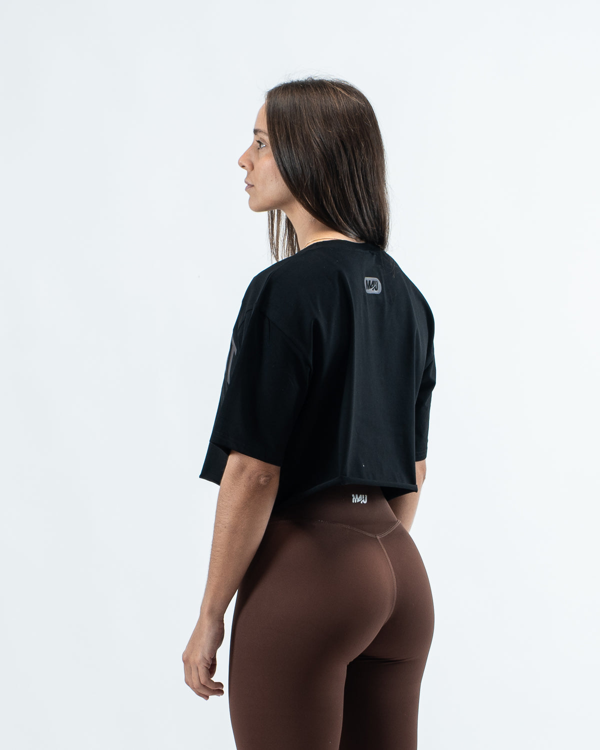 CROP TOP OVERSIZE CAPSULE BLACK