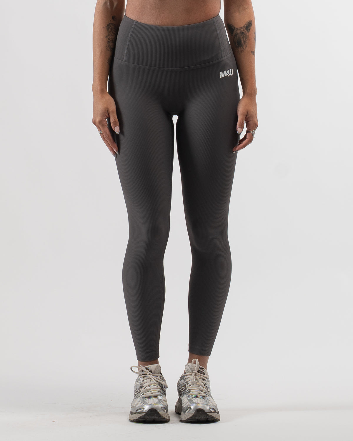 LEGGINGS RIBBET GREY