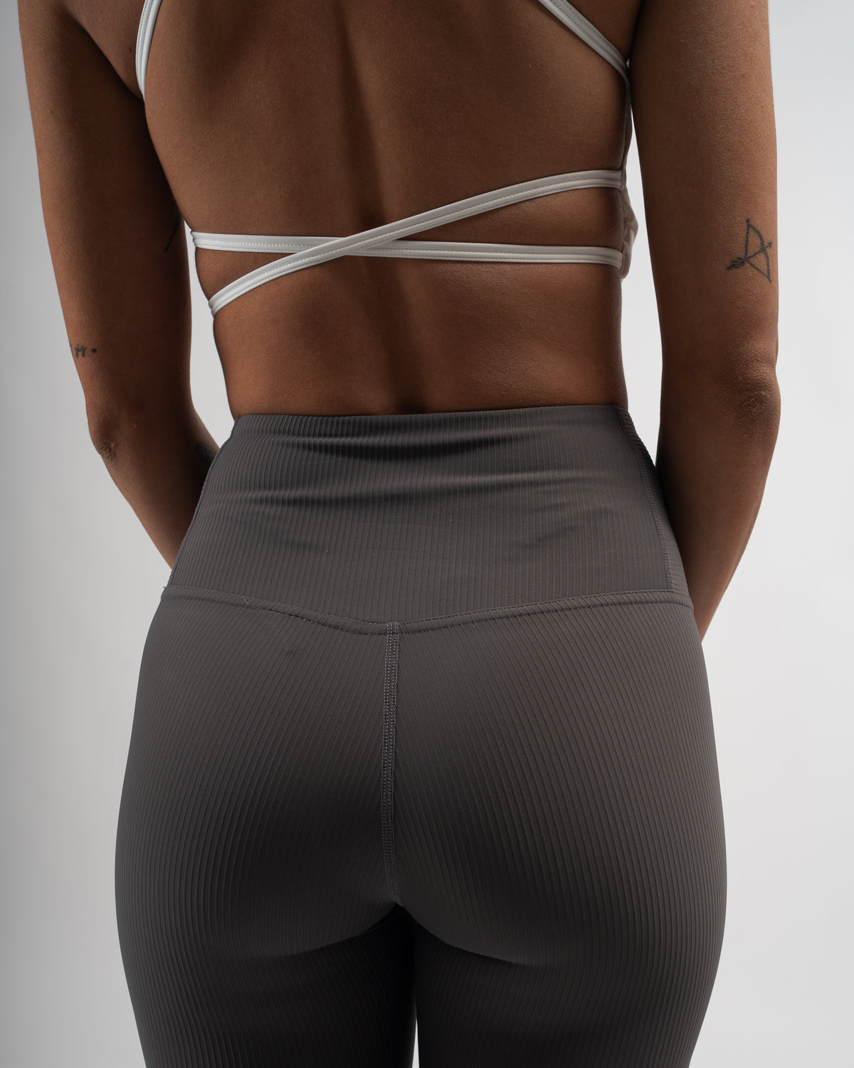 LEGGINGS RIBBET GREY
