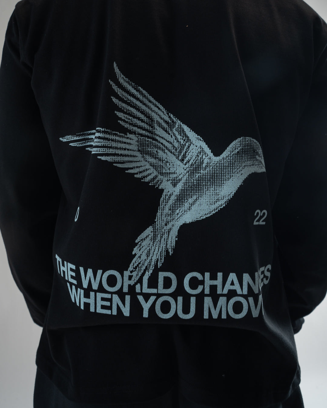 LONGSLEEVE OVERSIZE HOVER BLACK