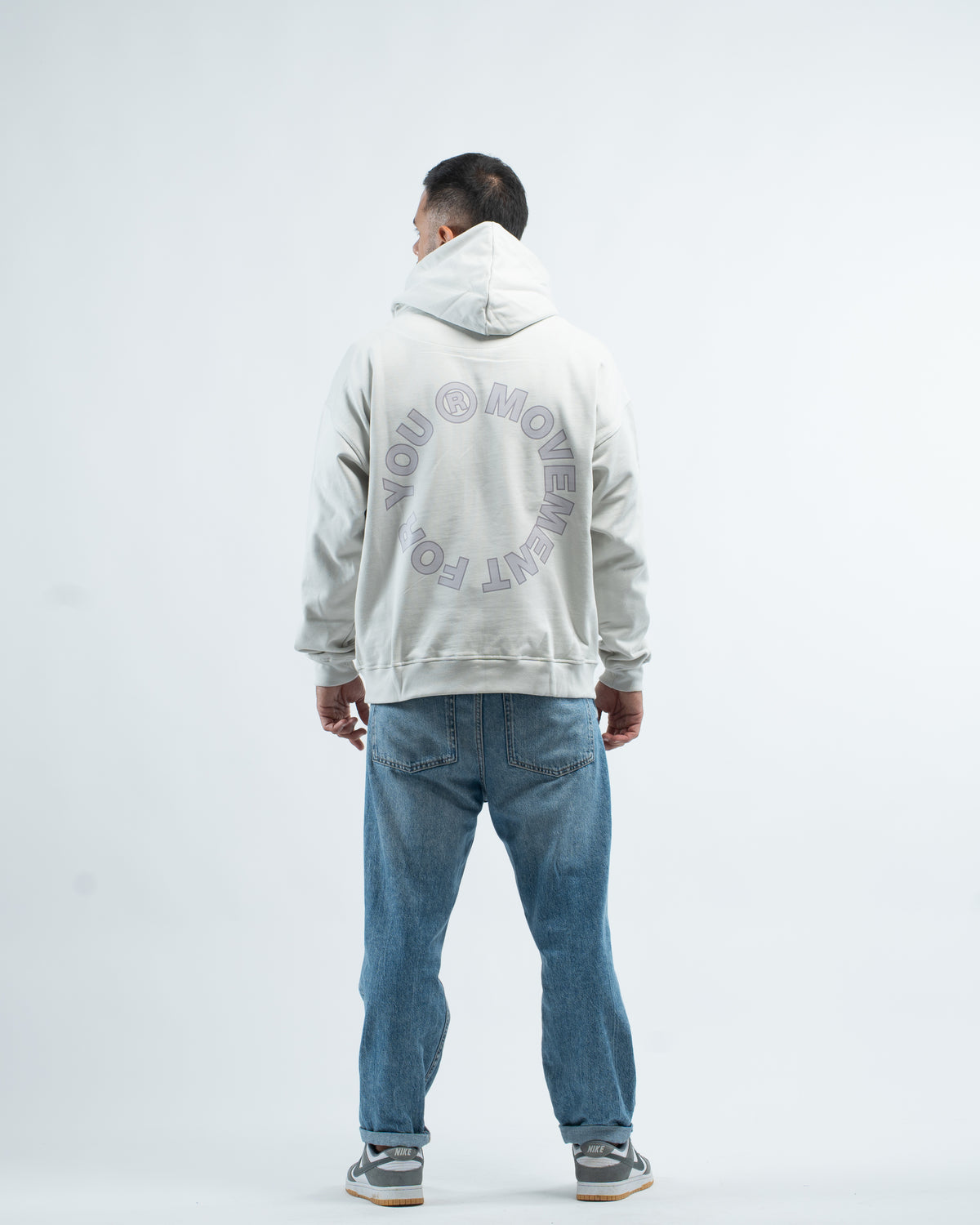 ZIPPER OVERSIZE 360 GLACIAR GREY