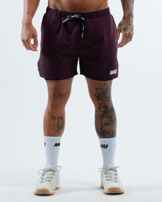 SHORTS 2 EN 1 CHERRY