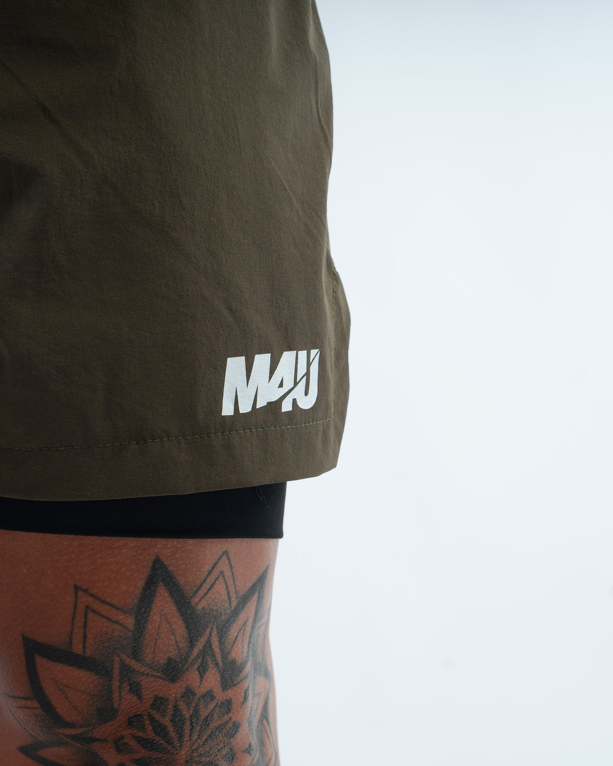 SHORTS 2 EN 1 GREEN OLIVE