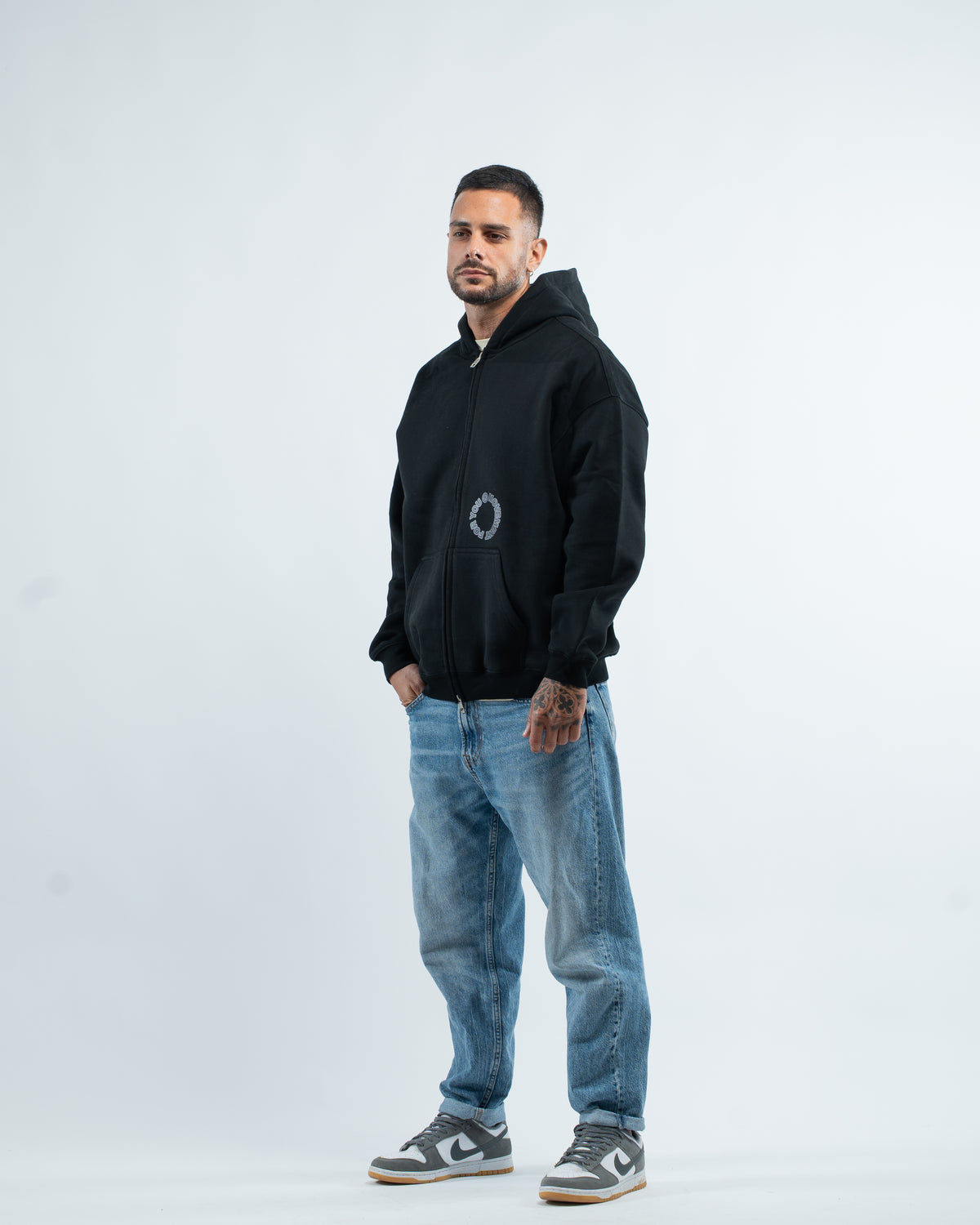 ZIPPER OVERSIZE 360 BLACK