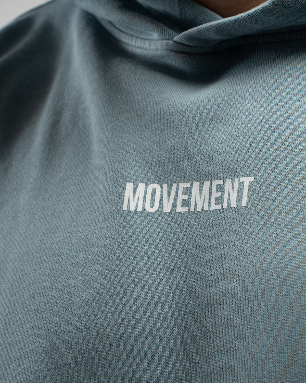 HOODIE OVERSIZE WASHED EFFECT BLUE
