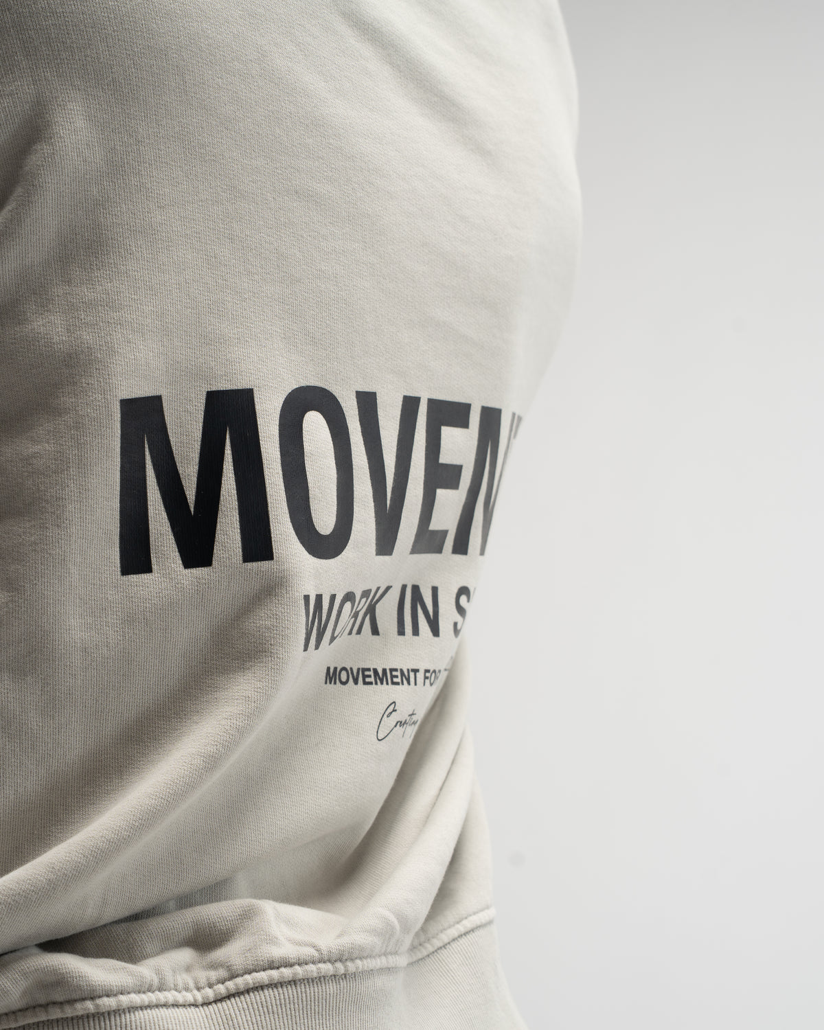 HOODIE OVERSIZE WASHED EFFECT GRAY