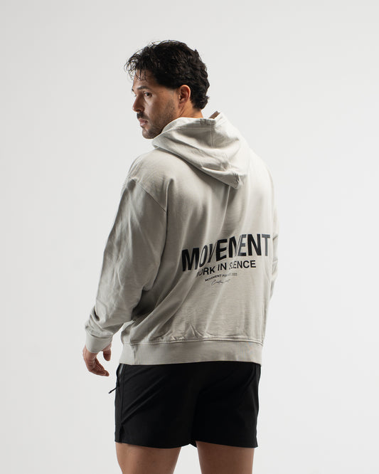 HOODIE OVERSIZE WASHED EFFECT GRAY