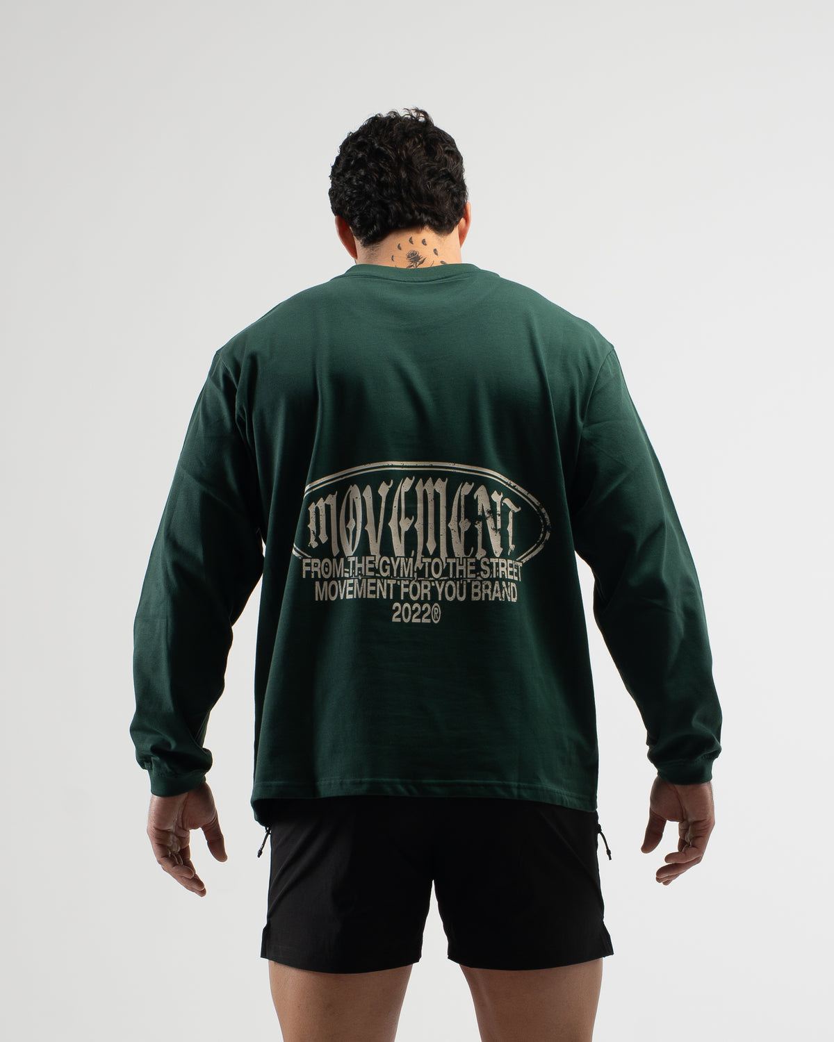 LONGSLEEVE OVERSIZE LOWLIGHTS GREEN