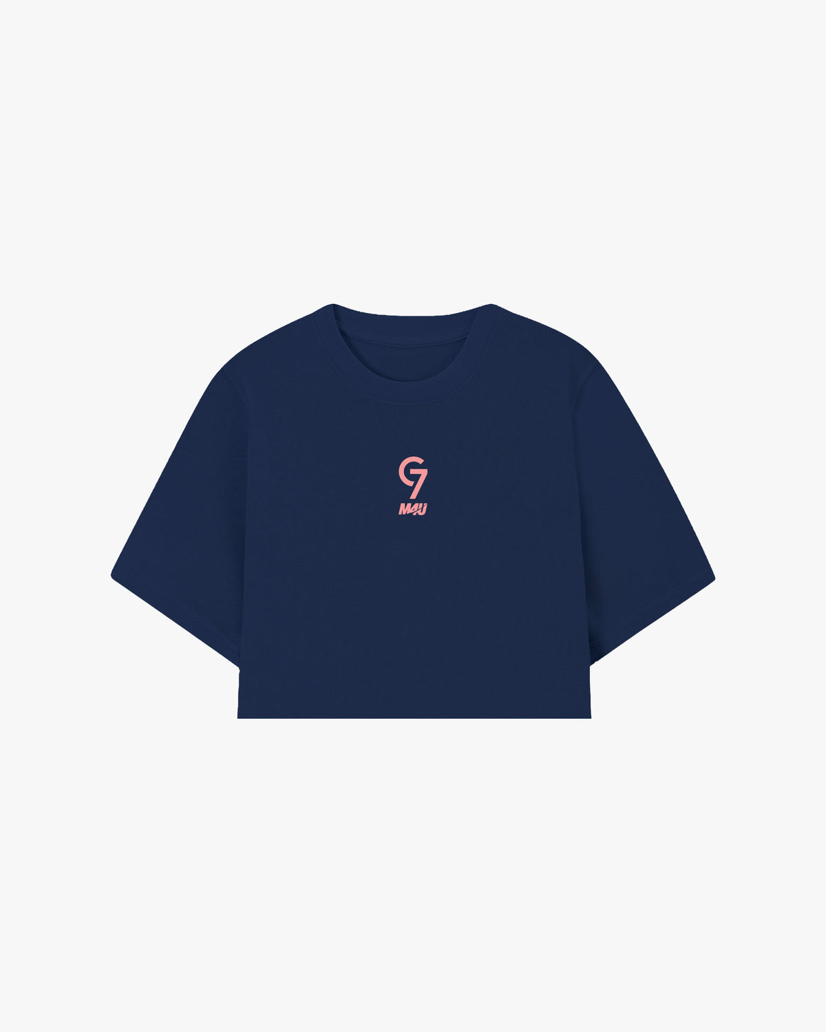 CROP TOP OVERSIZE NAVY BLUE GLUPPER x M4U