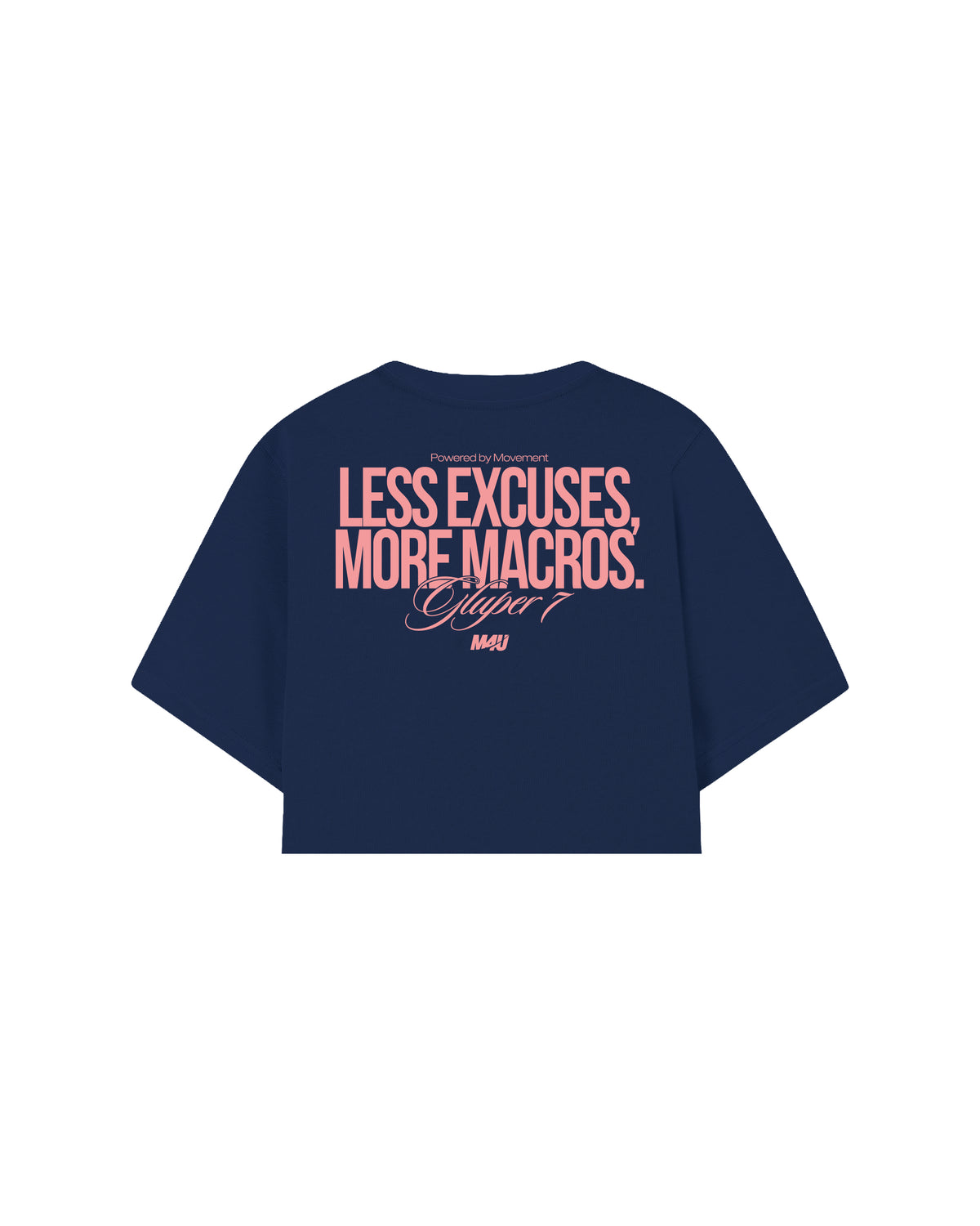 CROP TOP OVERSIZE NAVY BLUE GLUPPER x M4U