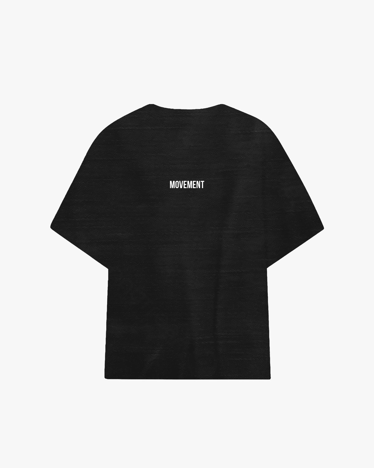 OVERSIZE WASHED EFECT BLACK WORK IN SILENCE