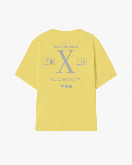 OVERSIZE HEAVY WEIGHT
 X ANIVERSARIO CROSSFIT ZARAUTZ BANANA