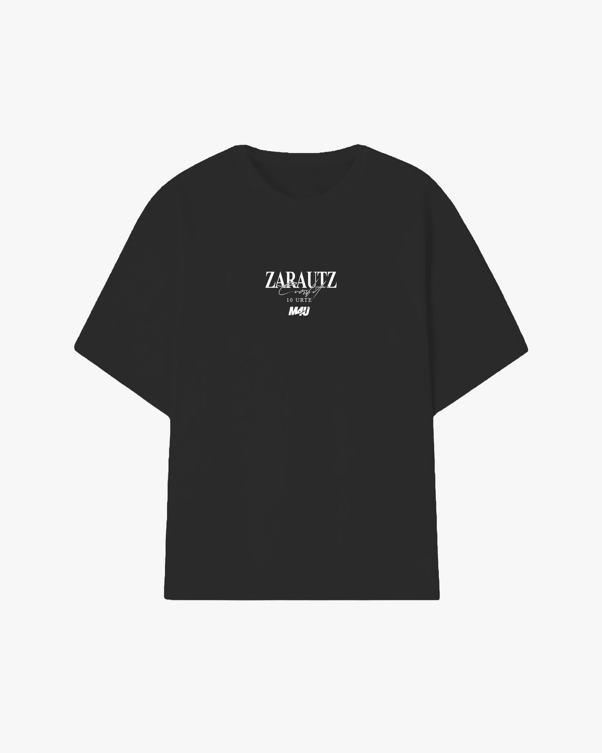 OVERSIZE HEAVY WEIGHT X ANIVERSARIO CROSSFIT ZARAUTZ NEGRO