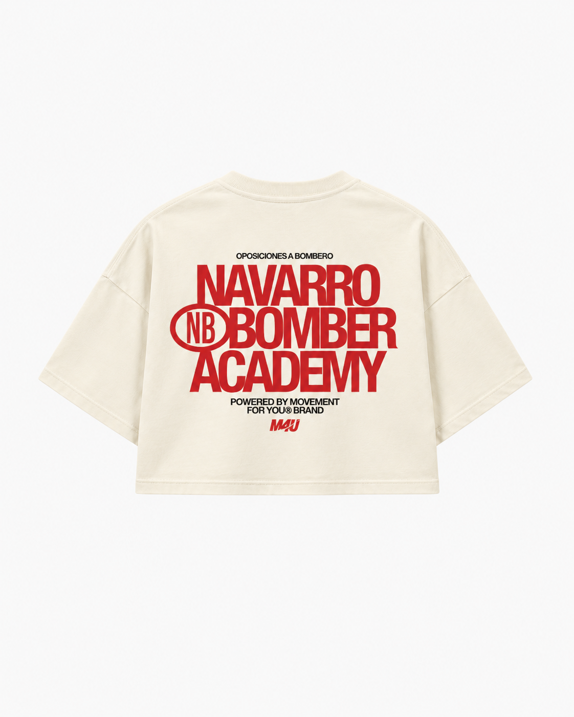 CROP TOP OVERSIZE NAVARRO BOMBER x M4U