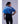 Crop top Oversize Blue | ESSENTIAL