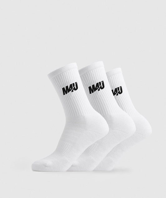 PACK 3 TRAINING SOCKS WHITE