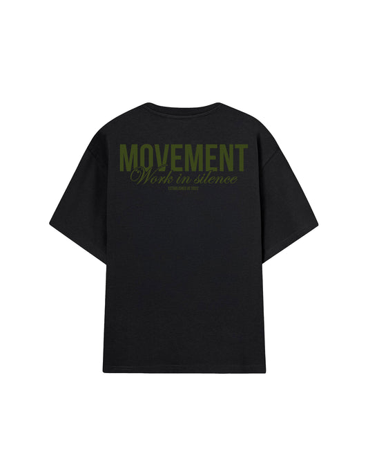OVERSIZE WORK IN SILENCE OLIVE