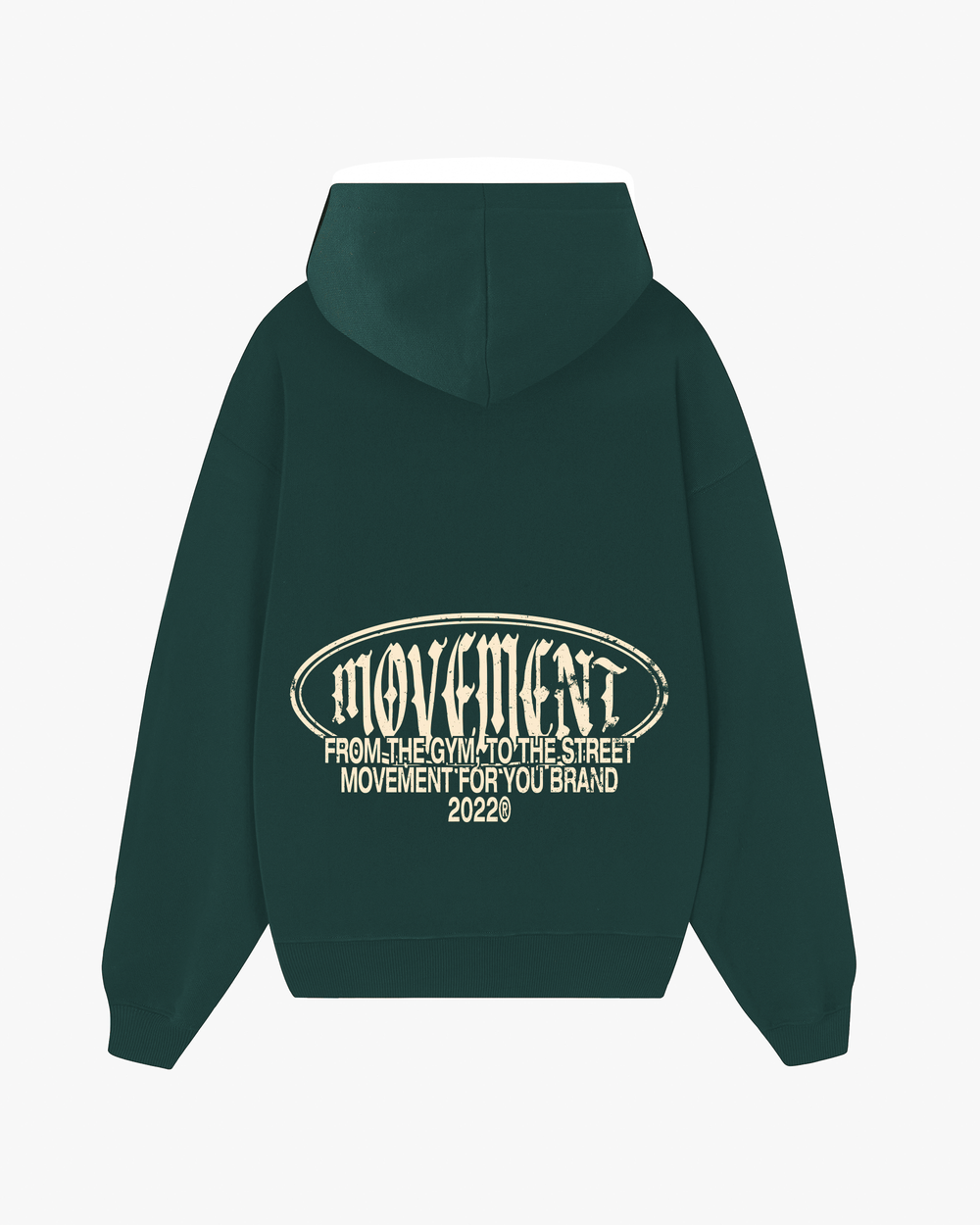 HOODIE OVERSIZE LOWLIGHTS GREEN