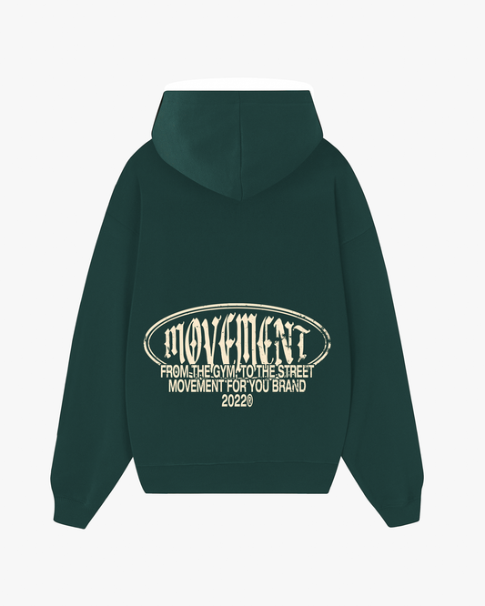 HOODIE OVERSIZE LOWLIGHTS GREEN
