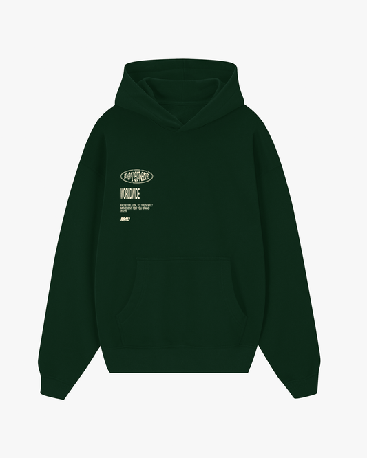 HOODIE OVERSIZE LOWLIGHTS GREEN