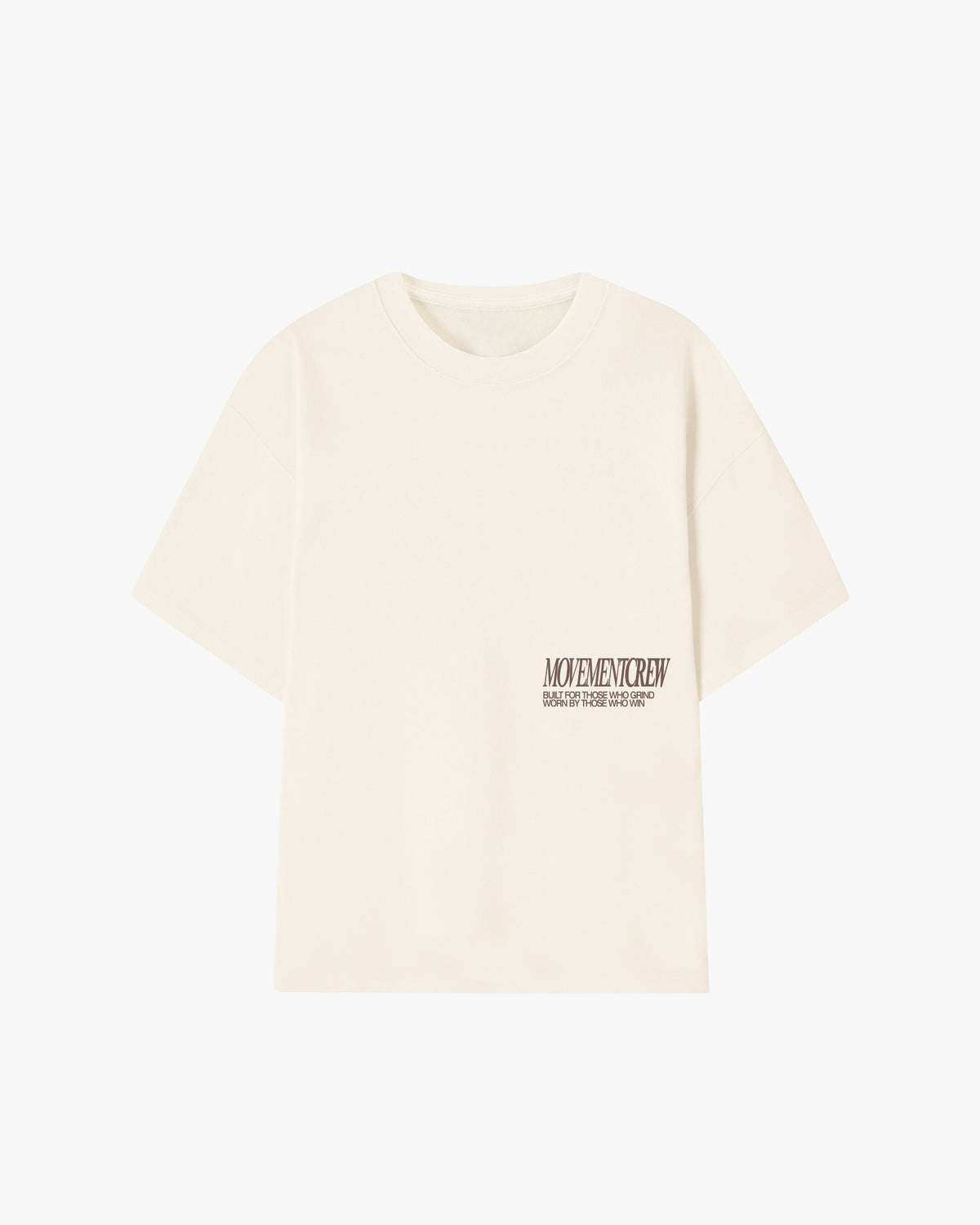 OVERSIZE TRAINING MOVEMENT CREW CREAM CHOCOLATE