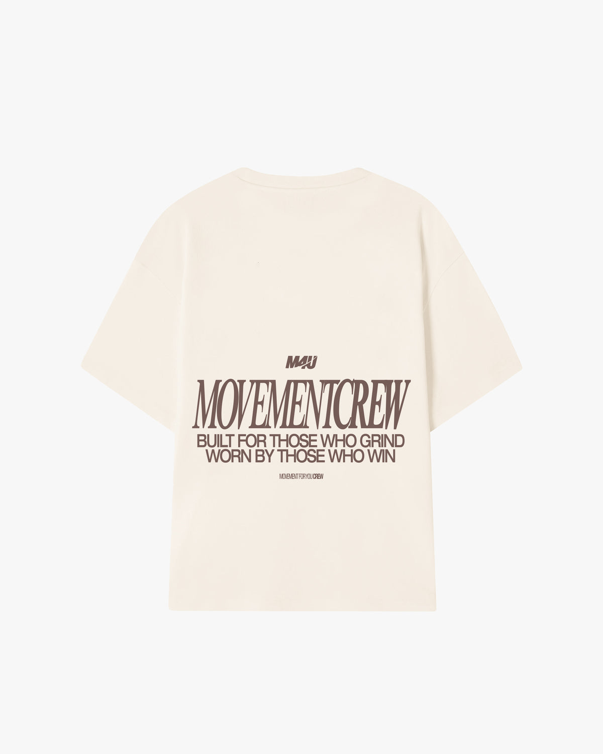 OVERSIZE TRAINING MOVEMENT CREW CREAM CHOCOLATE