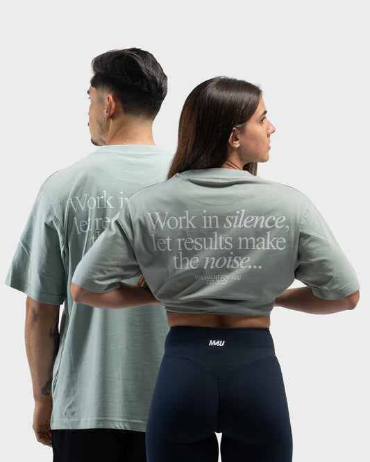 OVERSIZE TRAINING WORK IN SILENCE LET RESULTS MINT