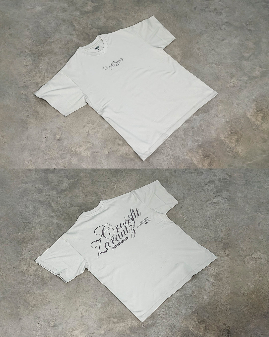 OVERSIZE+ CROSSFIT ZARAUTZ BLACK HEAVY TEE