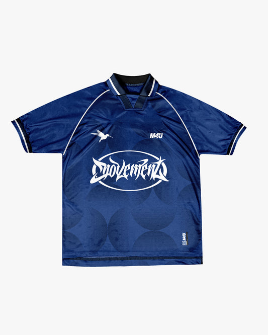 FOOTBALL VINTAGE OVERSIZE T-SHIRT ANNIVERSARY DROP BLUE