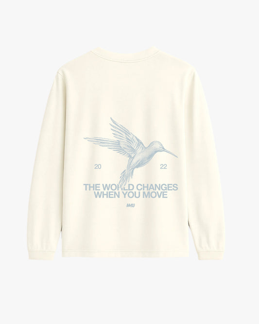 LONGSLEEVE OVERSIZE HOVER CREAM