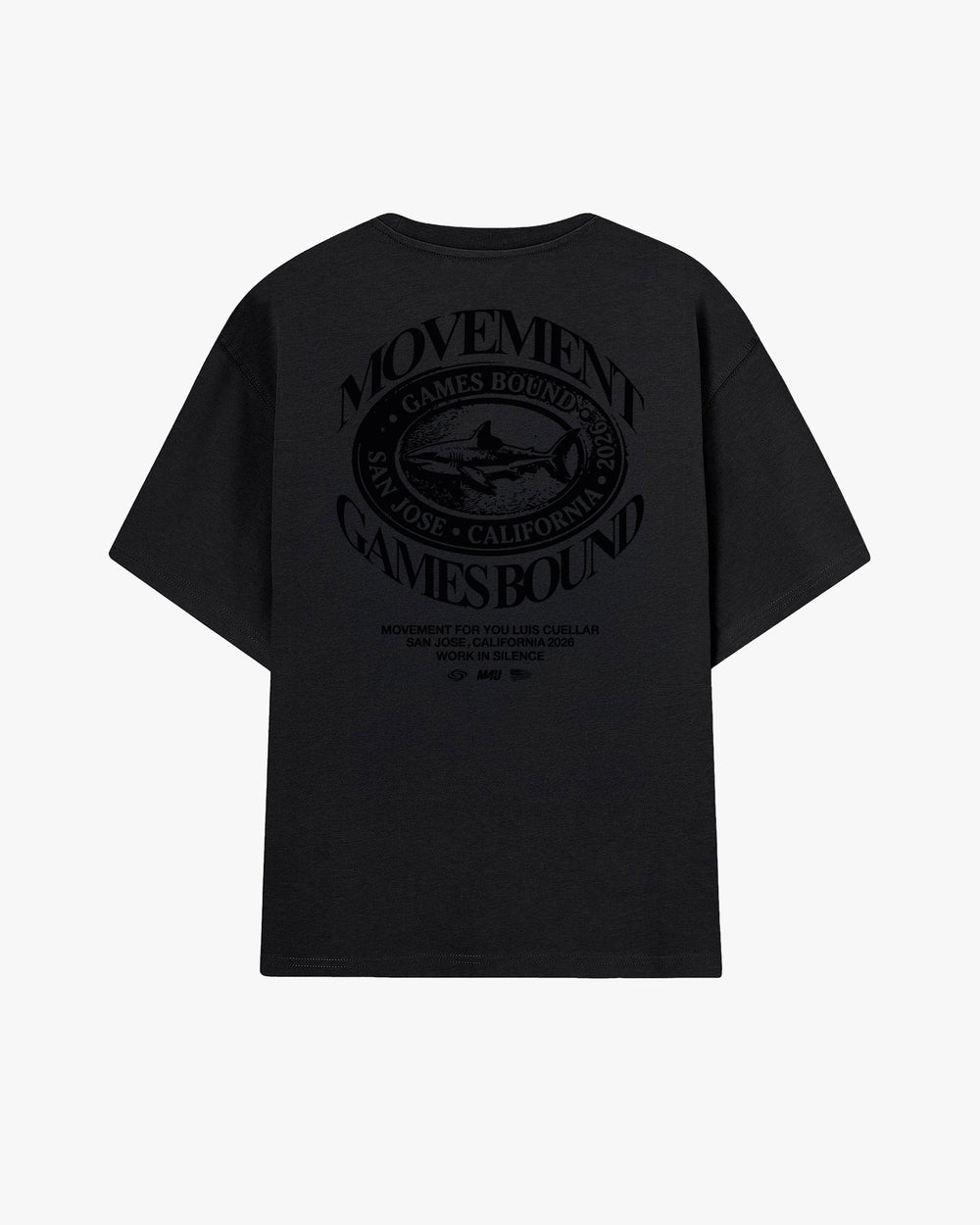CAMISETA OVERSIZE LUIS CUELLAR GAMES BOUND BLACK