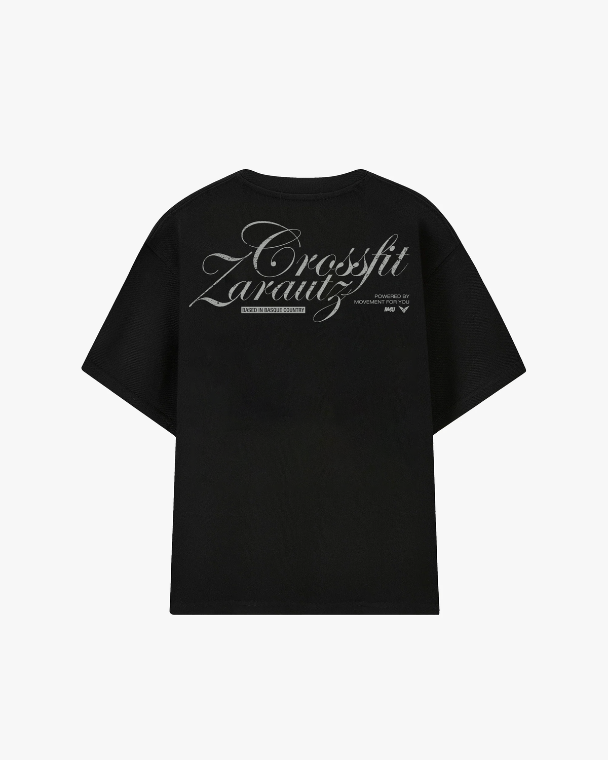 OVERSIZE+ CROSSFIT ZARAUTZ BLACK HEAVY TEE